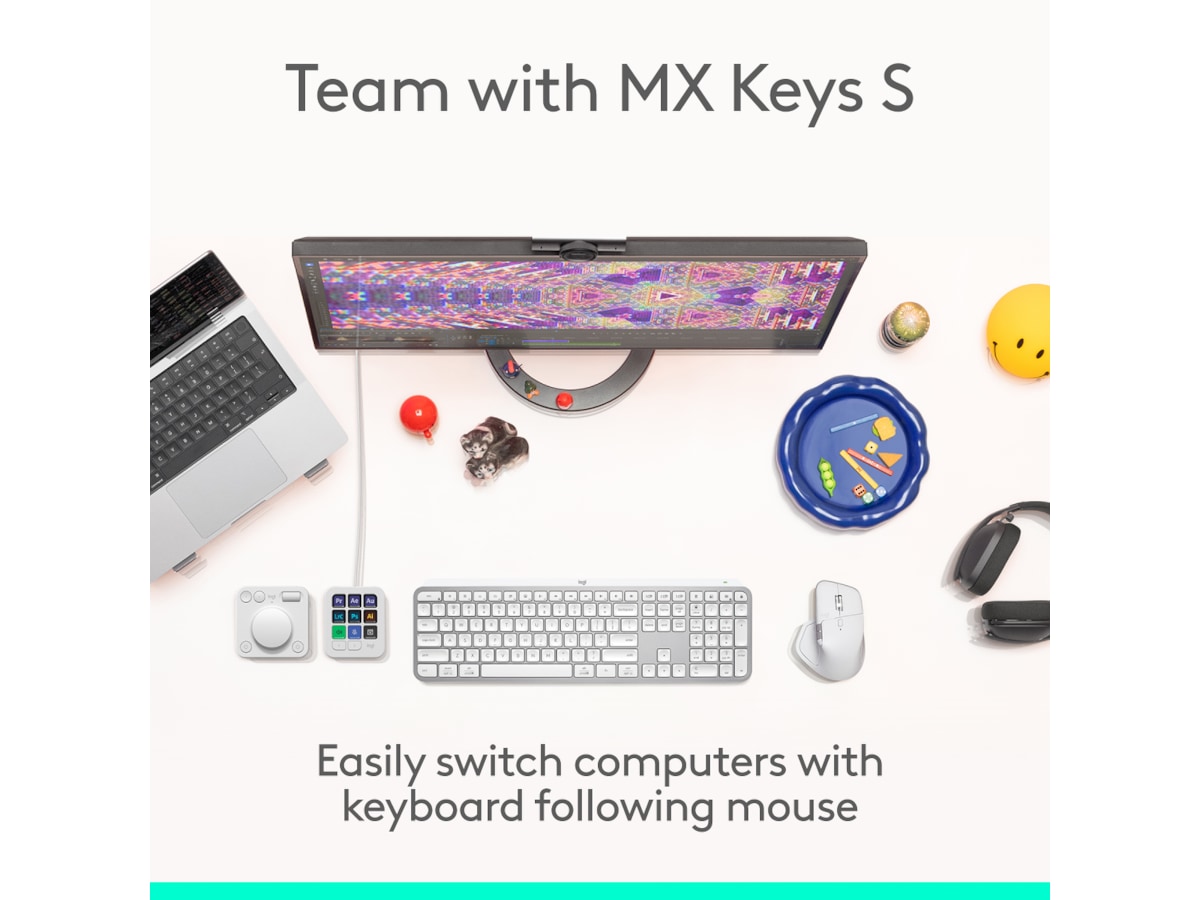 Logitech MX Master 4 Trådløs Ergonomisk Mus (lysegrå) -B-Grade Demo mus