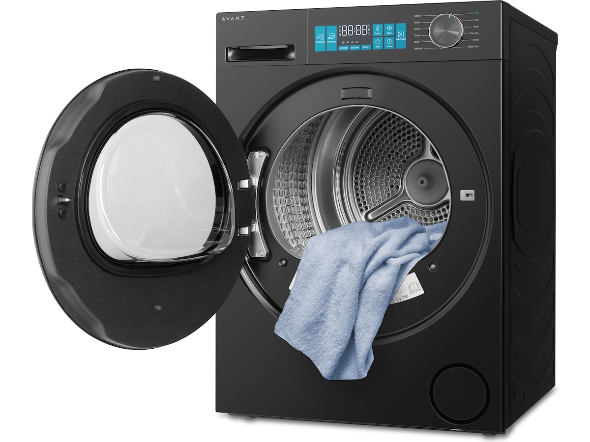 Avant DRH10B1 tørketrommel med varmepumpe (svart) Tørketrommel