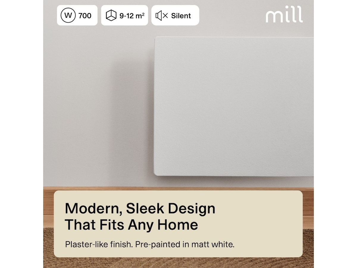Mill Color Smart WiFi panelovn 700W Panelovner