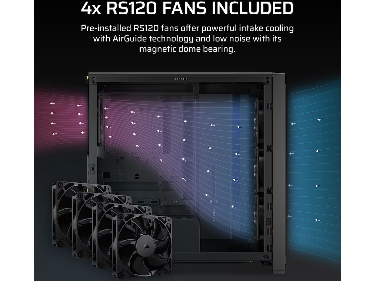 Corsair FRAME 4000X RS Mid Tower (sort) Midi tower