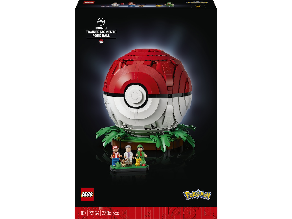 LEGO Pokémon Ikoniske Trenerøyeblikk – Poké Ball 72154 LEGO