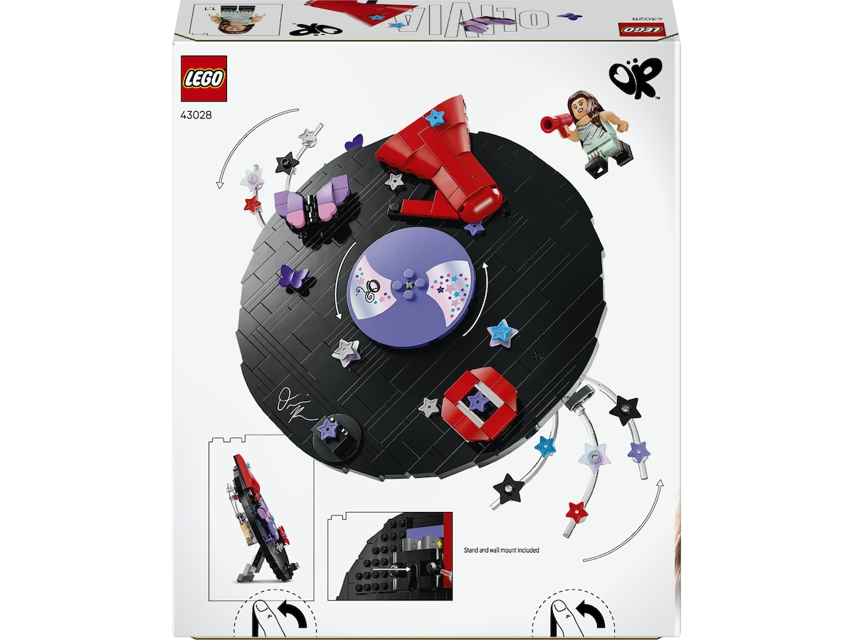 LEGO Editions Music Olivia Rodrigos vinylplate 43028 LEGO