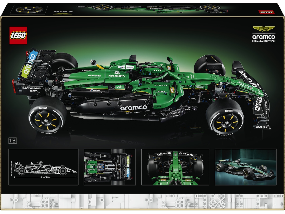 LEGO Technic Aston Martin Aramco AMR25 F1 bil 42240 LEGO