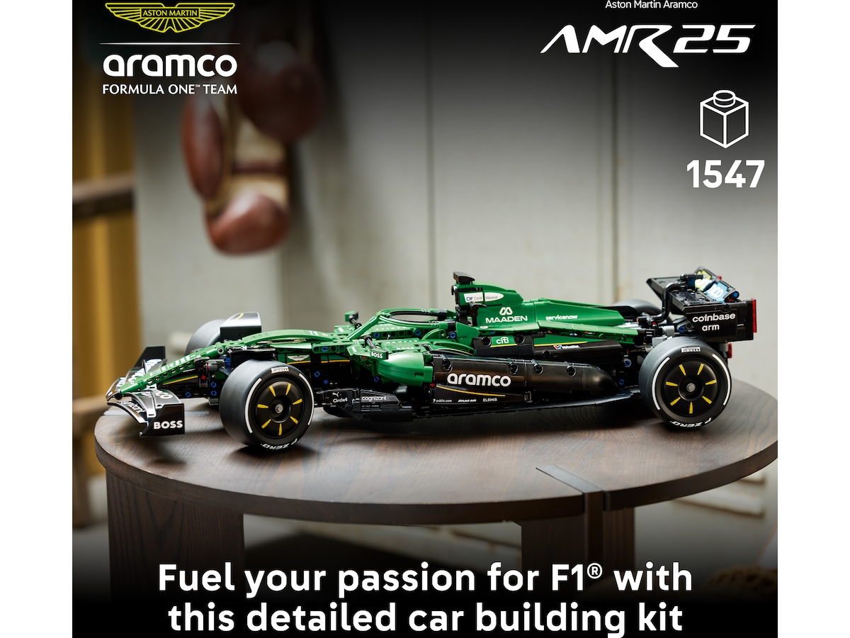 LEGO Technic Aston Martin Aramco AMR25 F1 bil 42240 LEGO
