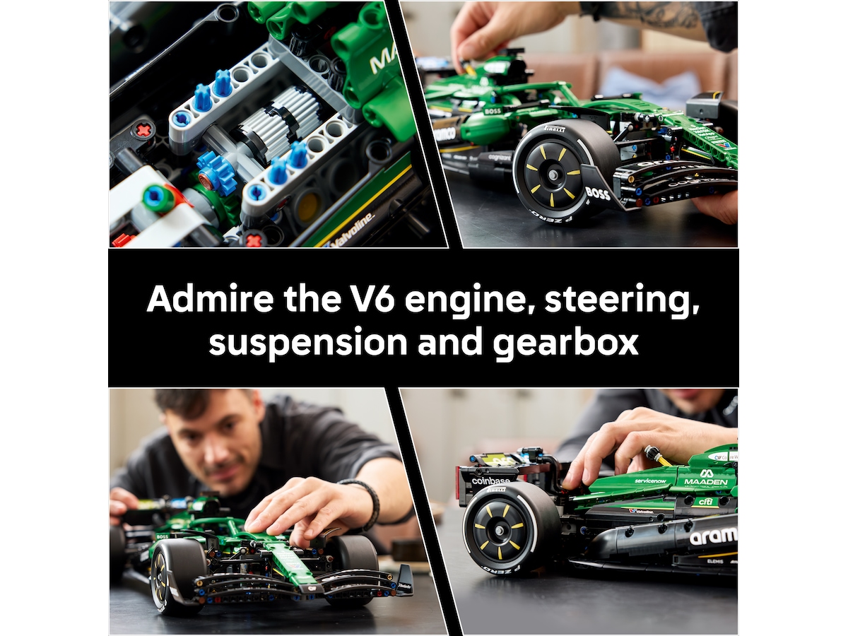 LEGO Technic Aston Martin Aramco AMR25 F1 bil 42240 LEGO