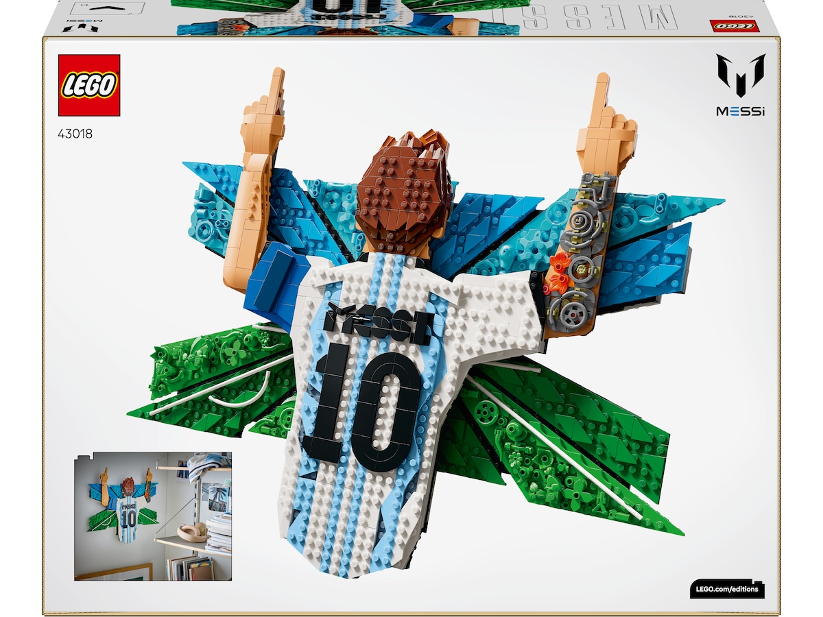 LEGO Editions Football Lionel Messi feirer seieren 43018 LEGO