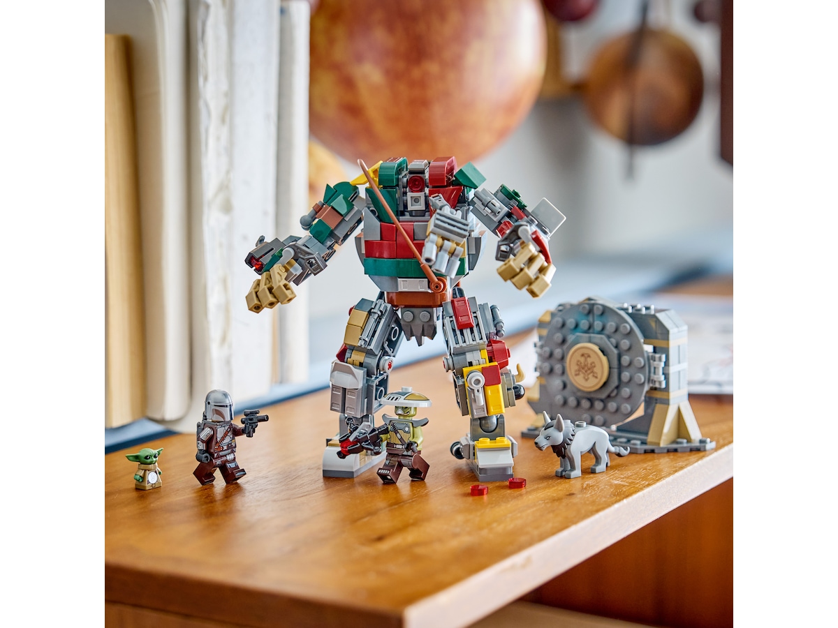 LEGO Star Wars Mandalorianeren og Grogu mot Huttpalassets Vaktdroide 75451 
