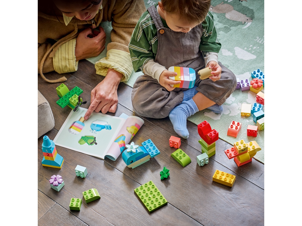 LEGO DUPLO Classic Kreativitetsboks med fargerike klosser 10479 LEGO