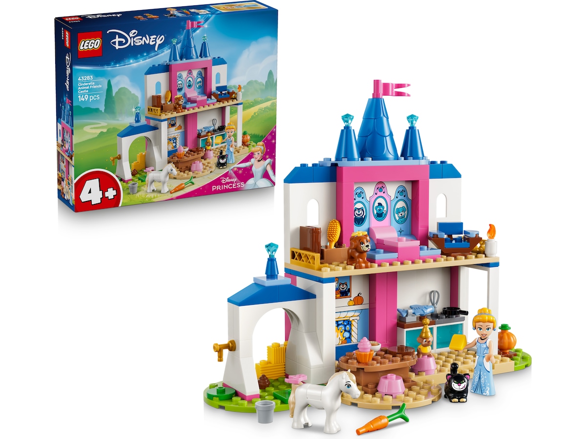 LEGO Disney Princess Slott med Askepott og dyrevennene 43283 LEGO