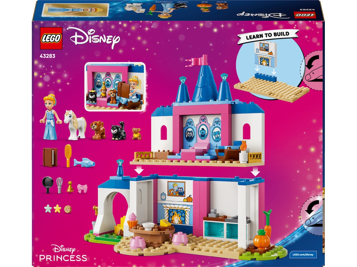 LEGO Disney Princess Slott med Askepott og dyrevennene 43283 LEGO