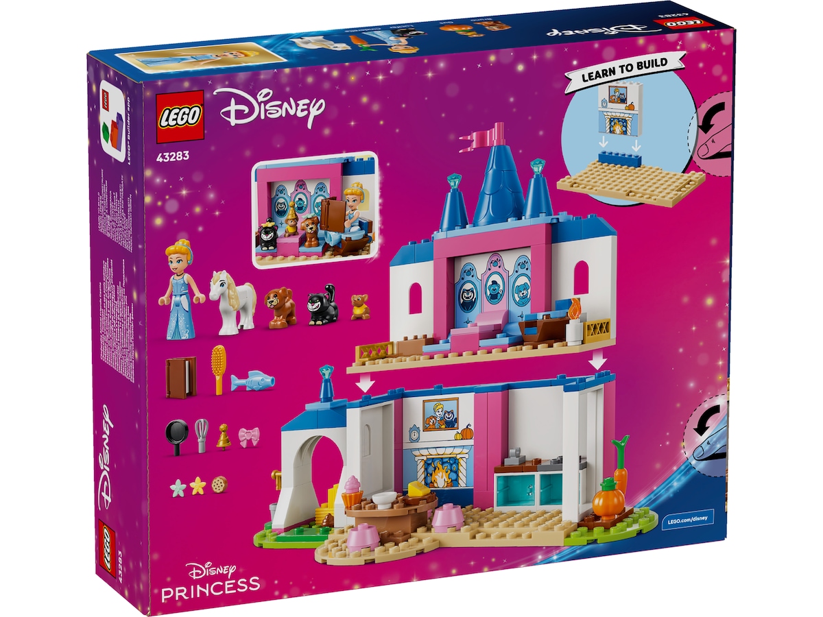 LEGO Disney Princess Slott med Askepott og dyrevennene 43283 LEGO