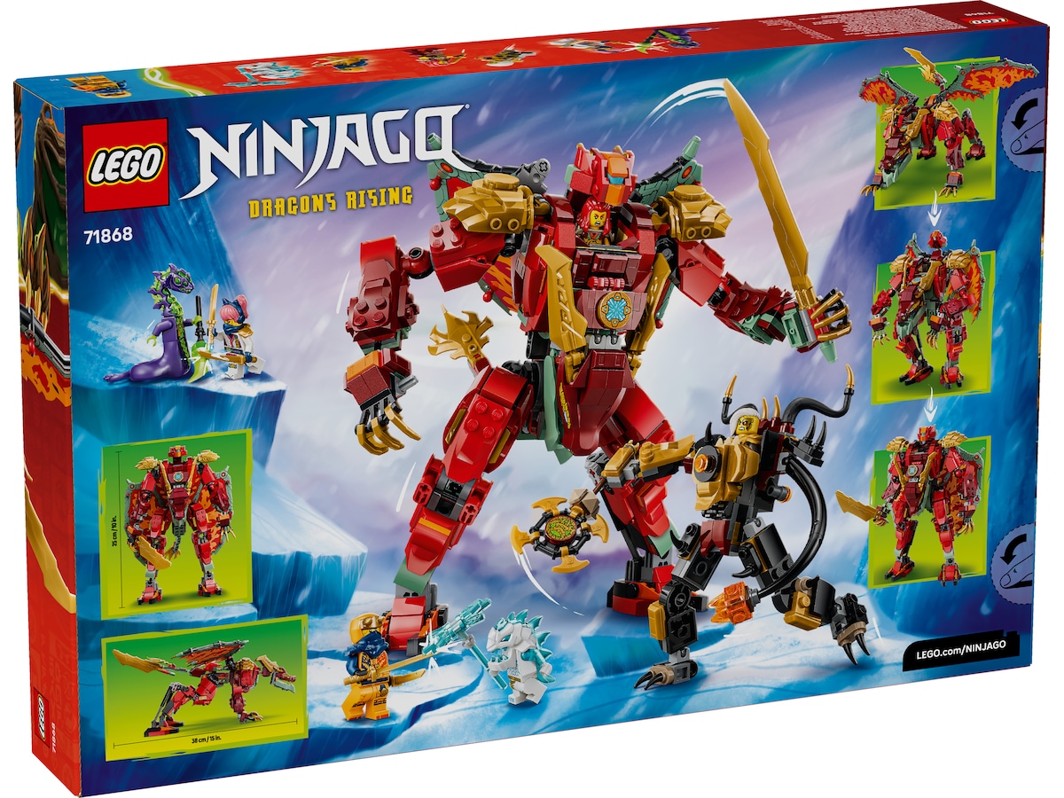 LEGO Wyldfyres forvandlingsdragerobot 71868  LEGO