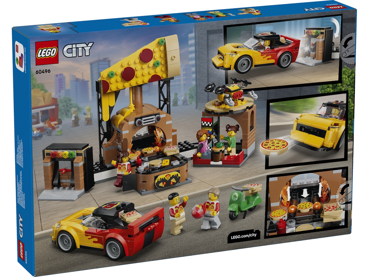LEGO City Pizzalevering med kjøretøy 60496 LEGO