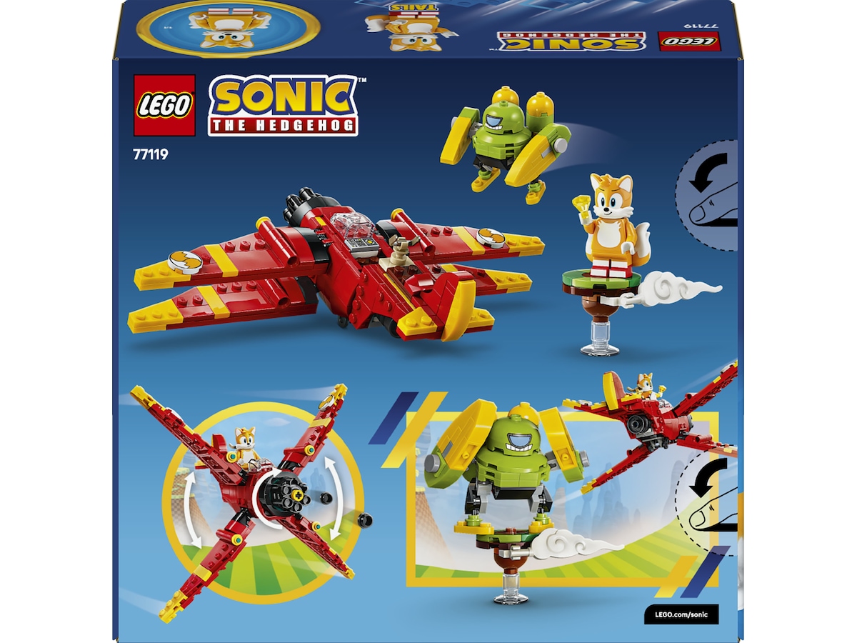 LEGO Sonic Tails Tornado-1 77119 LEGO