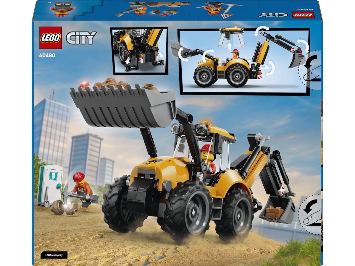 LEGO City Great Vehicles Gul traktorgraver 60480 LEGO