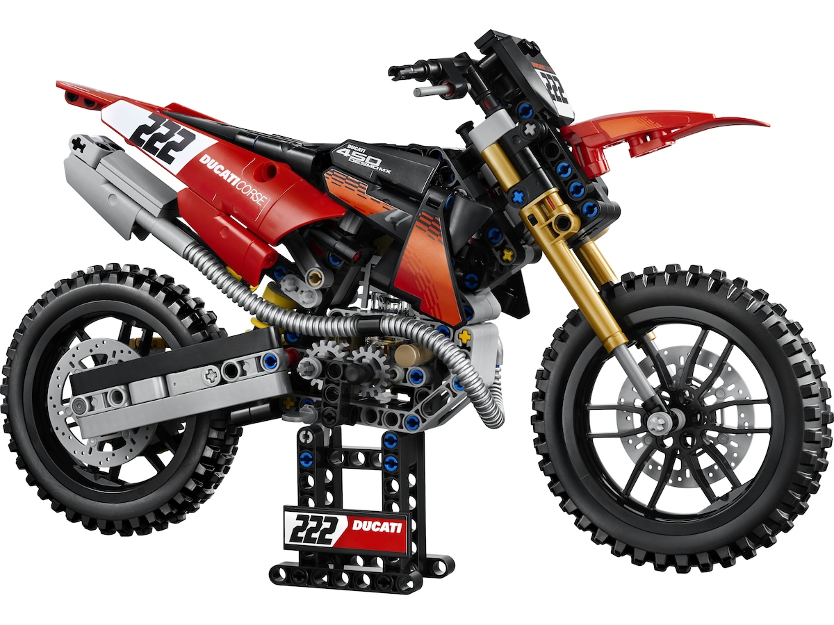 LEGO Technic Ducati Desmo450 MX Factory motorsykkel 42238 LEGO