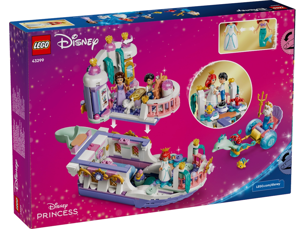 LEGO Disney Princess Prinsesse Ariels bryllupsbåt 43299  LEGO