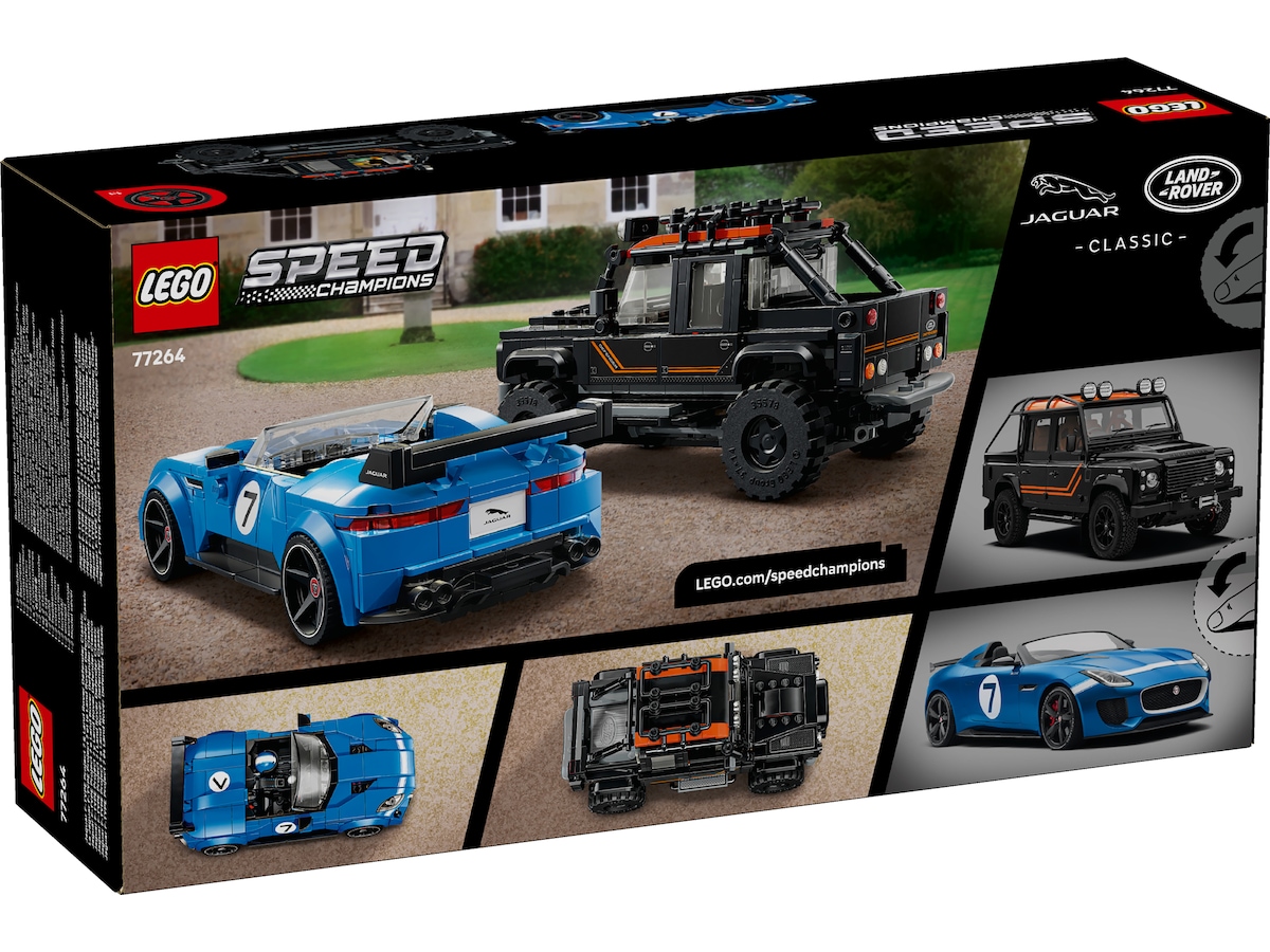 LEGO Speed Champions Jaguar Project 7 og Land Rover Defender 77264  LEGO