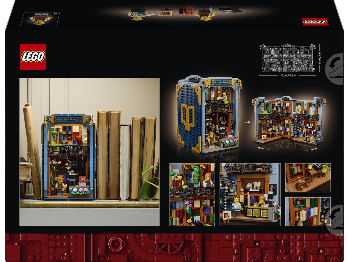 LEGO Icons Bokhandel: Bokstøtte byggesett 11379 LEGO