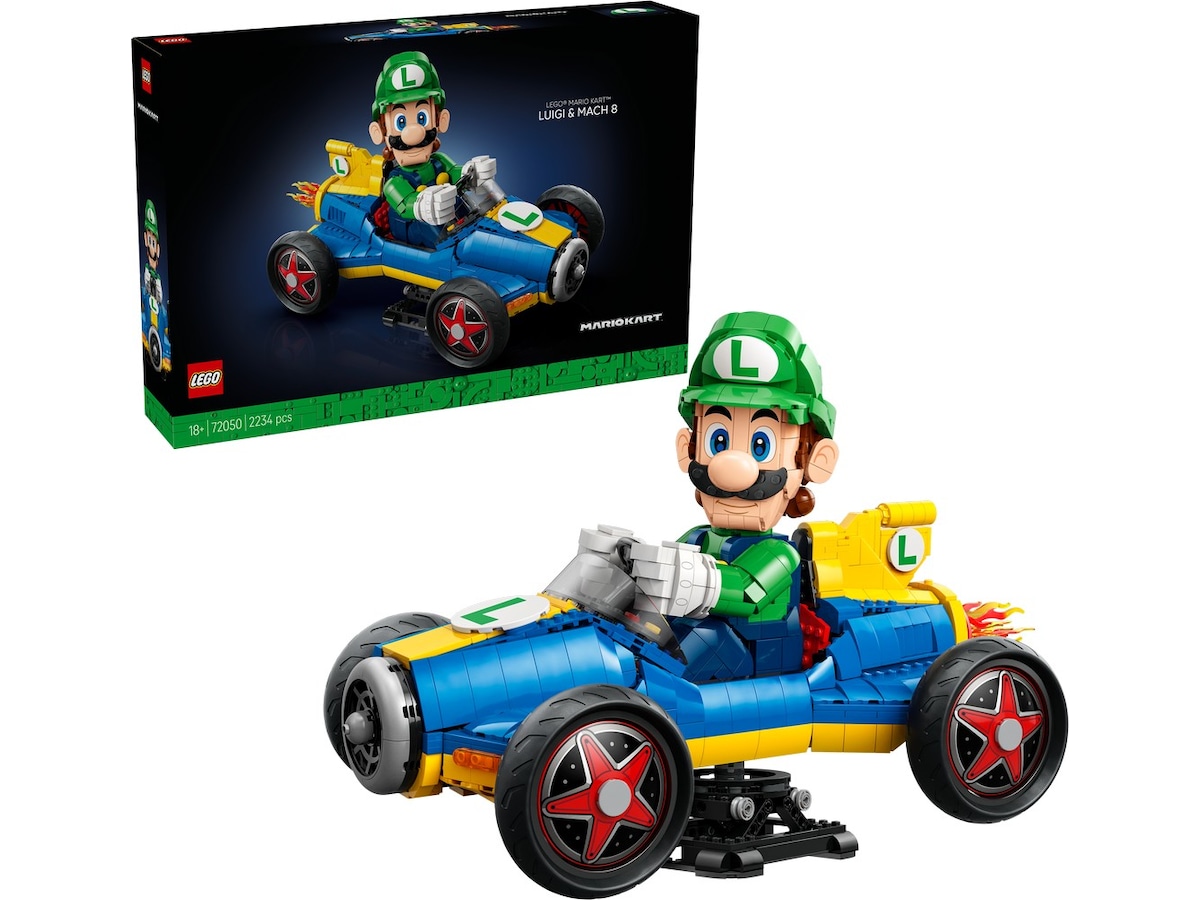 LEGO Super Mario Mario Kart – Luigi og Mach 8 72050 LEGO