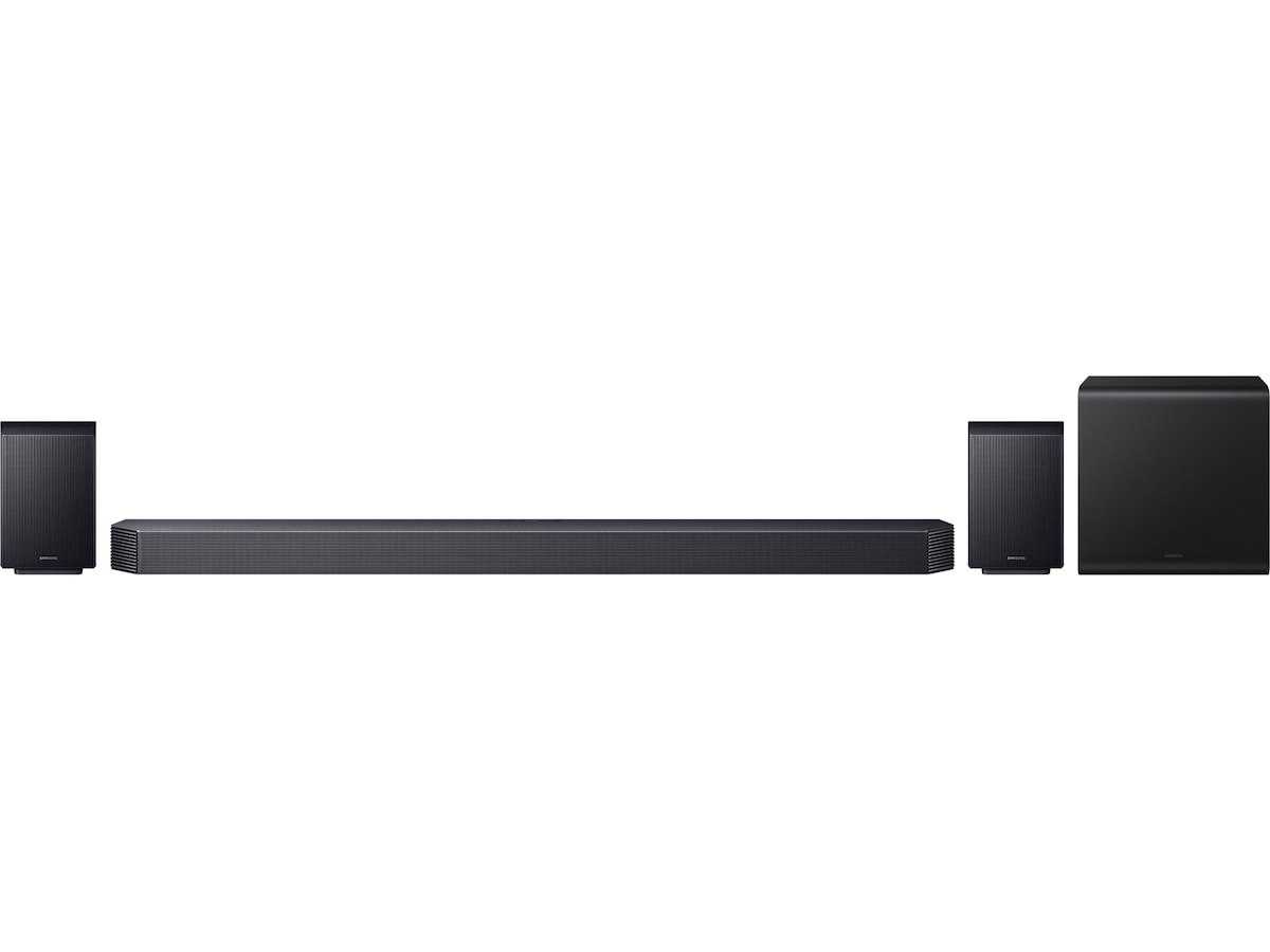 Samsung HW-Q935 soundbar med subwoofer og bakhøyttalere (2026) Lydplanker