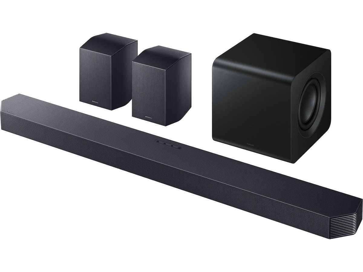 Samsung HW-Q935 soundbar med subwoofer og bakhøyttalere (2026) Lydplanker