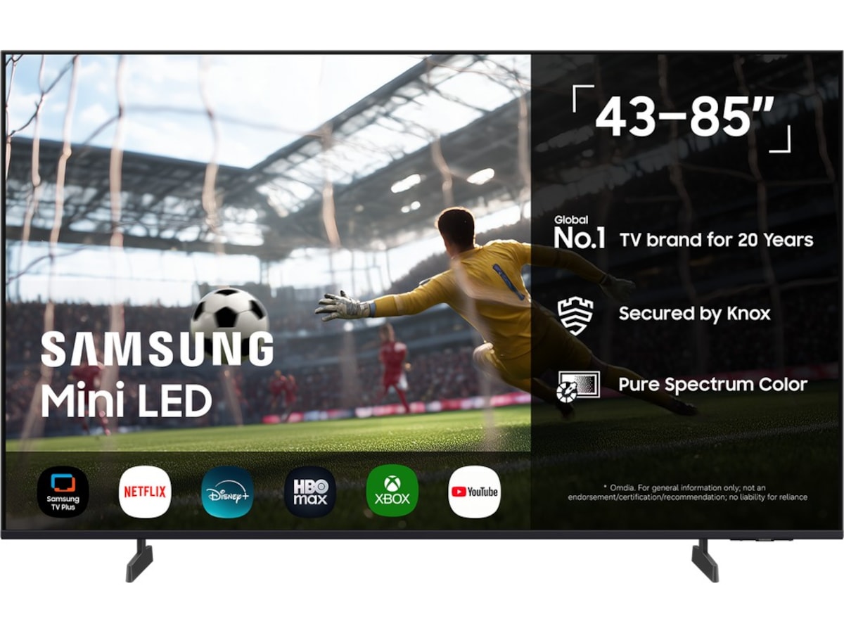 Samsung 43" M72H Mini LED 4K Smart TV (2026) 20 - 49 tommer TV