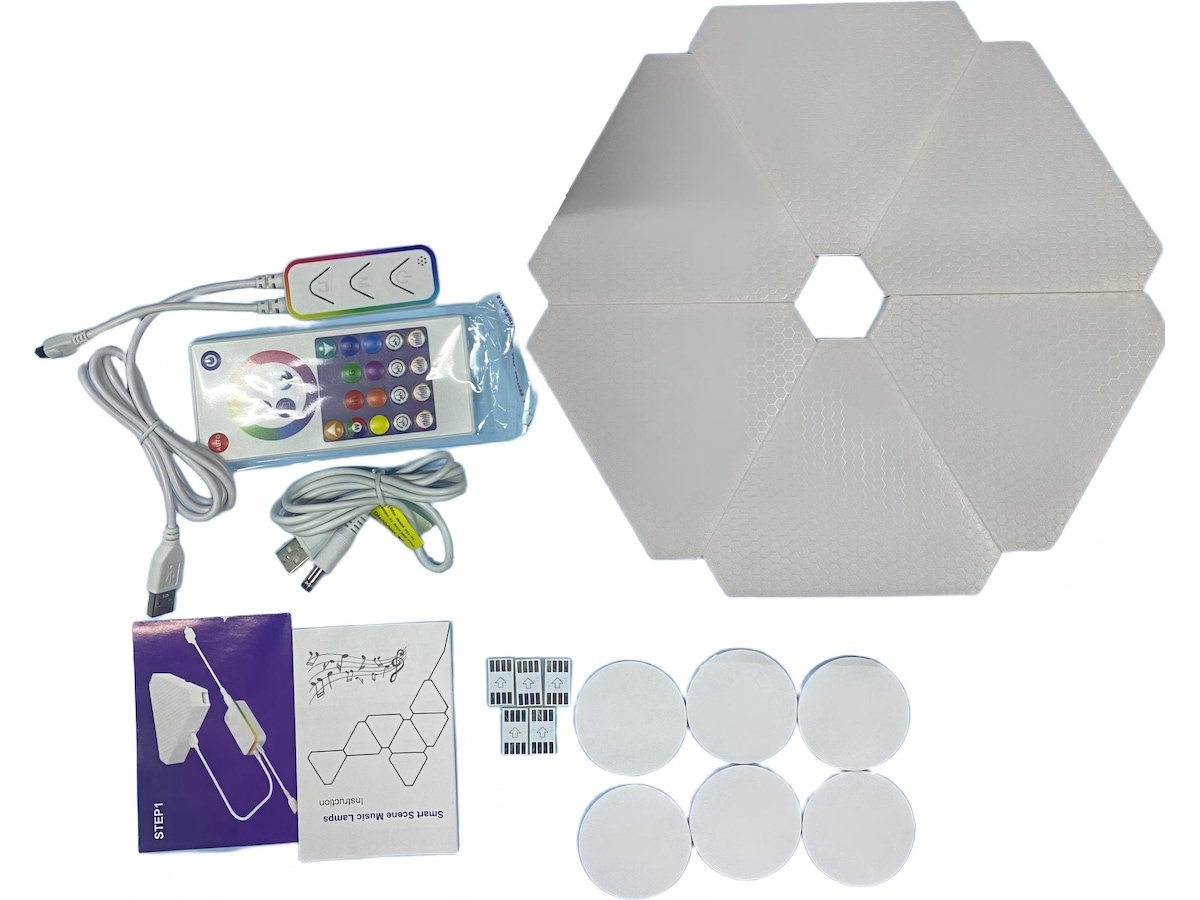 Mission SG Radiance T RGB Vegglampe 6 Paneler Led strips & underholdning