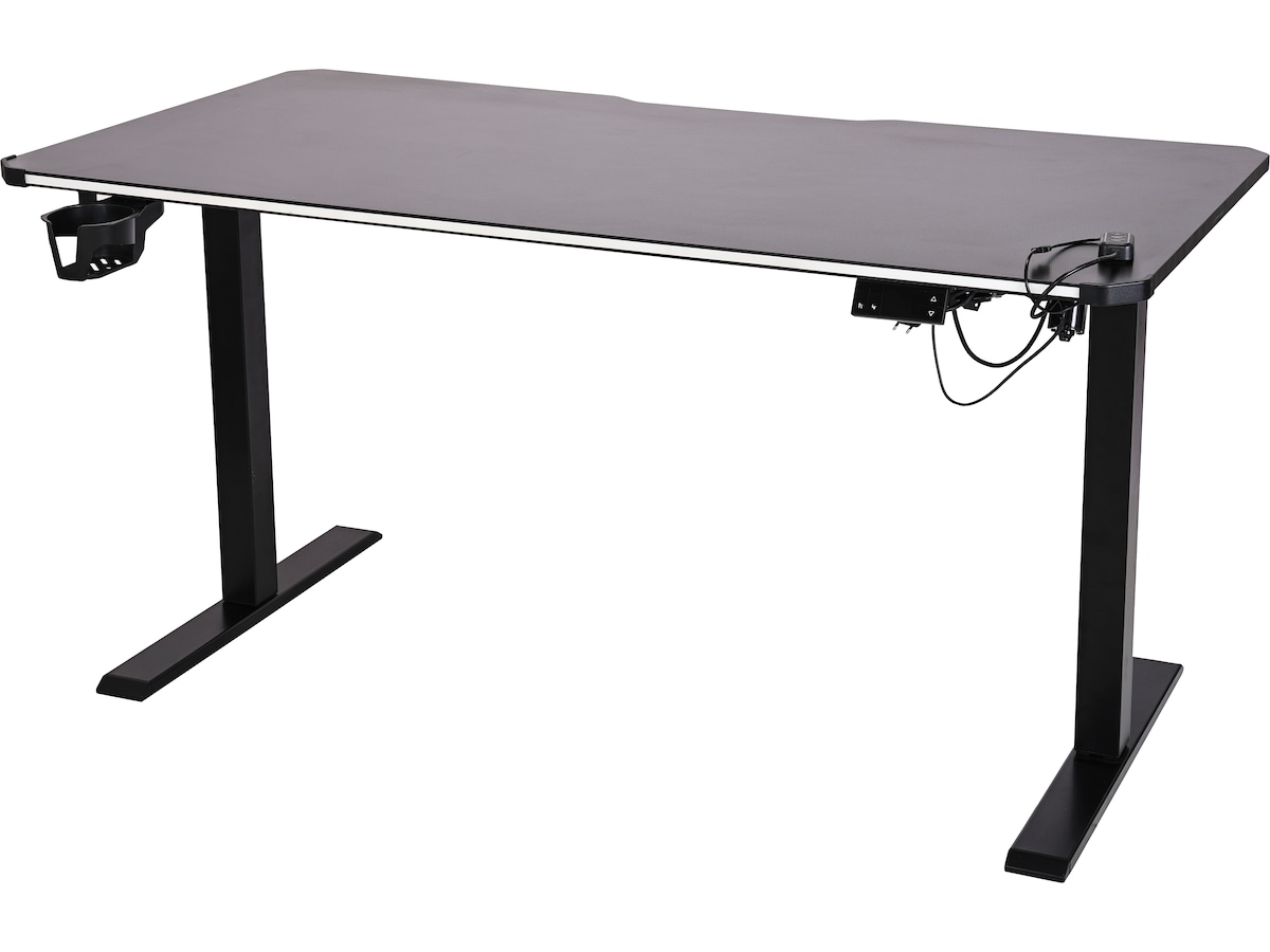 Mission Hyperion Motorisert RGB Gaming-Skrivebord Gamingdesk