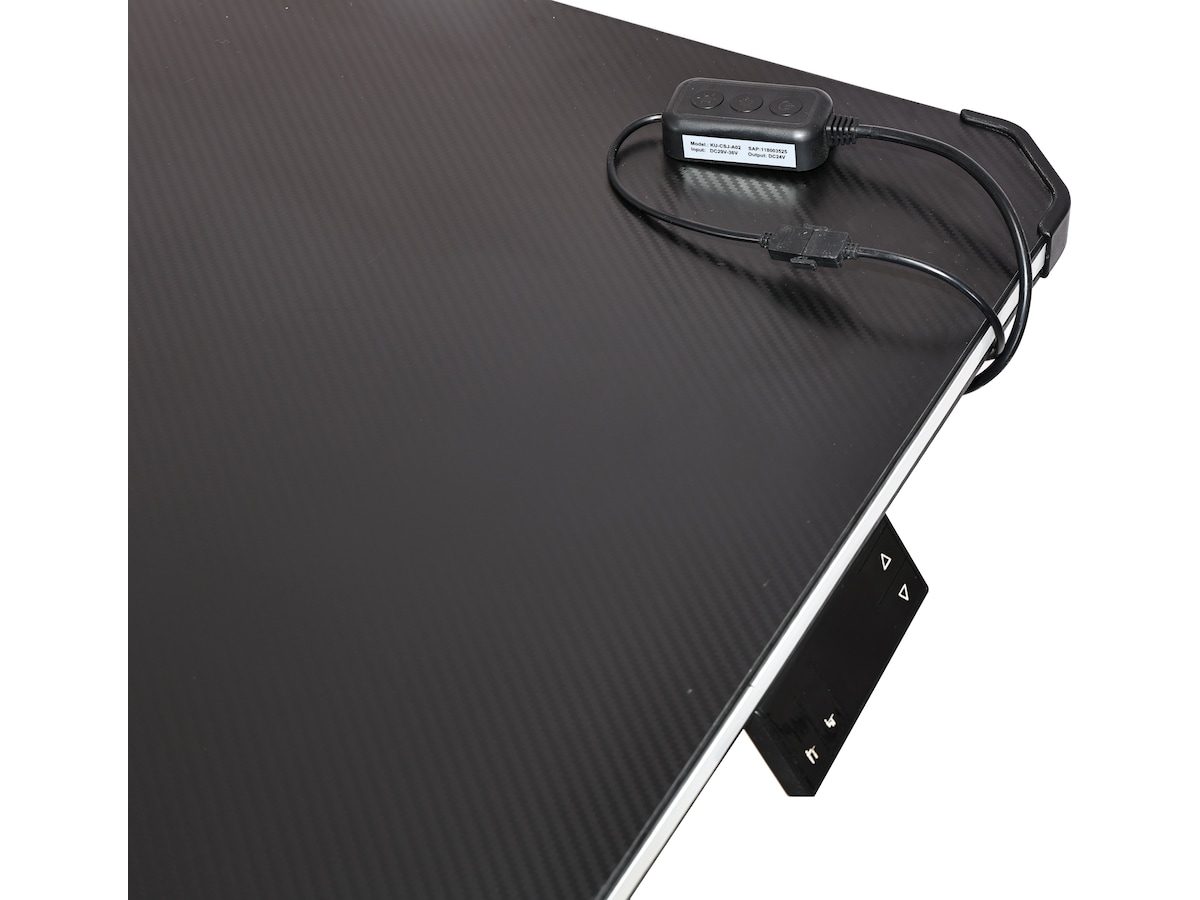 Mission Hyperion Motorisert RGB Gaming-Skrivebord Gamingdesk