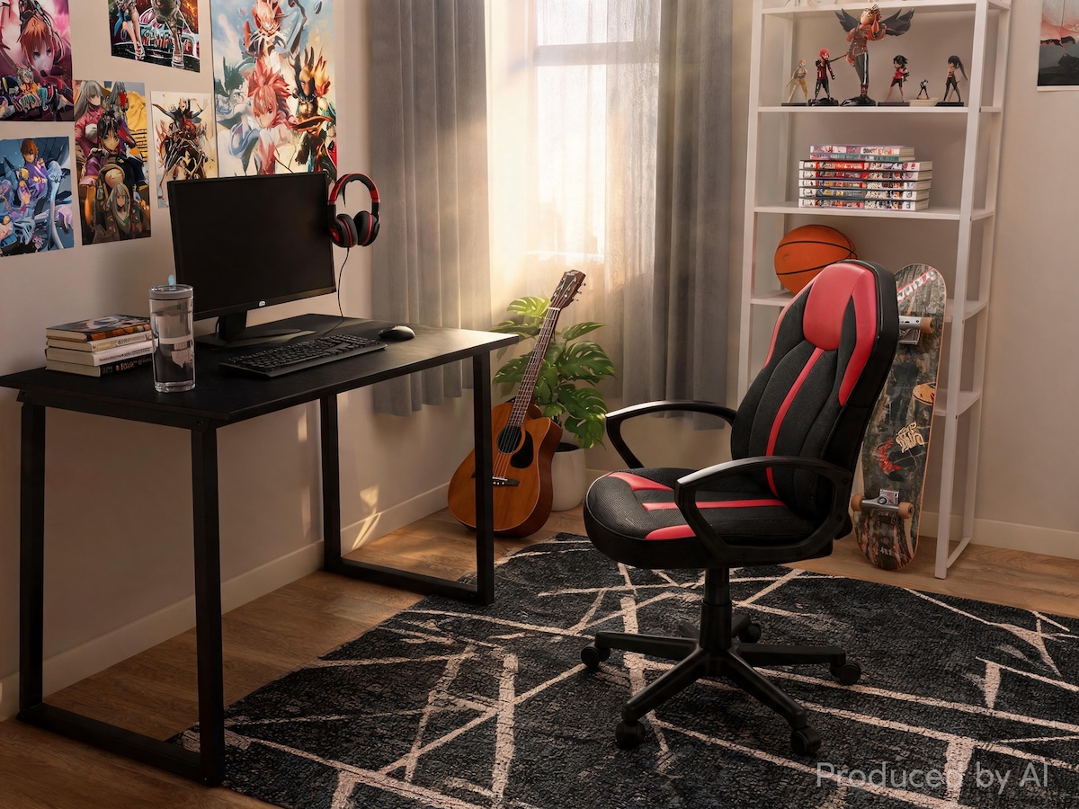 Mission SG Ymir V3 Gamingstol for barn (Rød/Sort) Gamingstoler