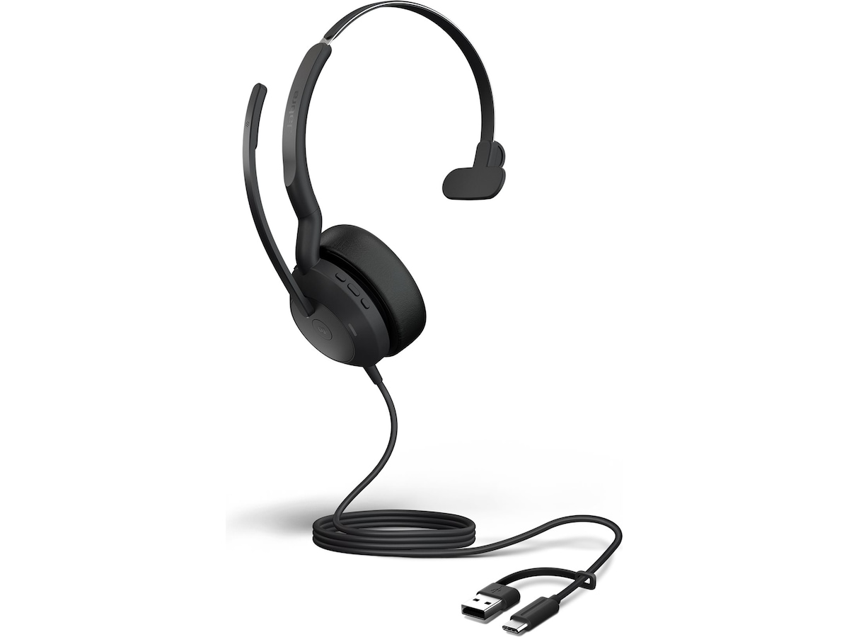 Jabra Evolve2 50, USB C/A, MS Mono Headset