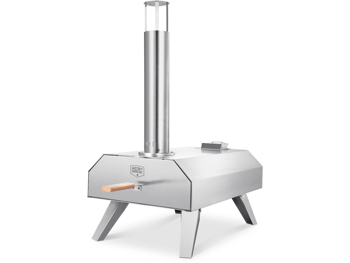 Austin and Barbeque Pizza pizzaovn pelletsfyrt 12" + foodprosessor Pizzaovner
