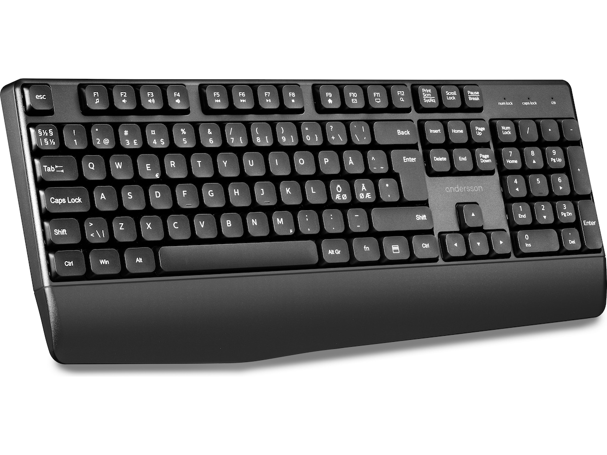 Andersson WSK-M2000 Trådløst Tastatur og Mus Mus & tastatur -kombipakker