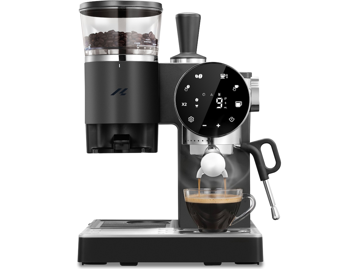 Loeffen LFEM7000 Espressomaskin med kvern og melkeskummer Melkeskummer