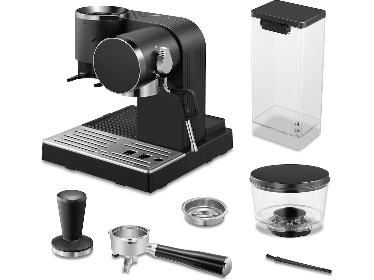 Loeffen LFEM7000 Espressomaskin med kvern og melkeskummer Melkeskummer