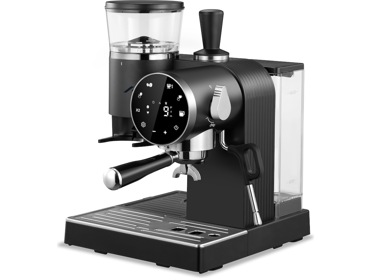 Loeffen LFEM7000 Espressomaskin med kvern og melkeskummer Melkeskummer