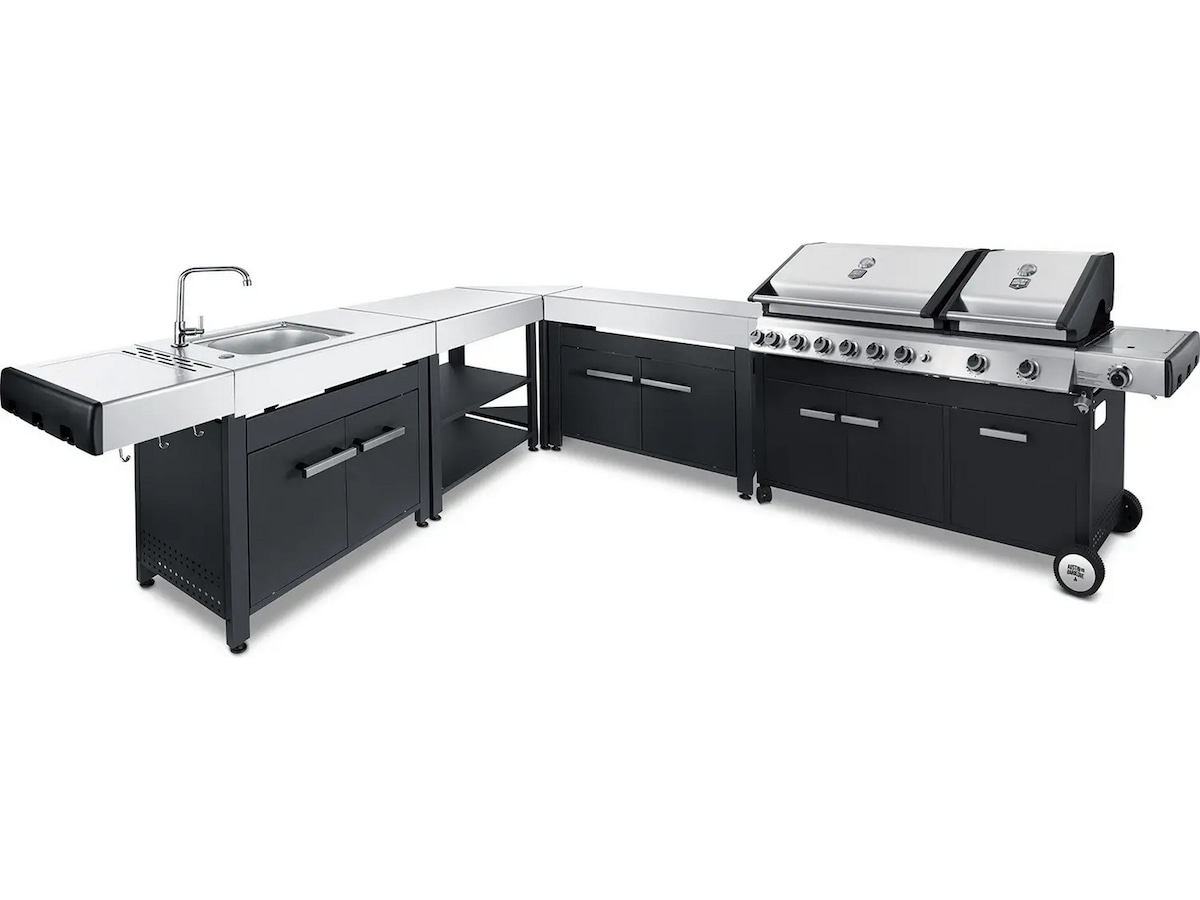 Austin and Barbeque Gassgrill 8+2 brennere Grill