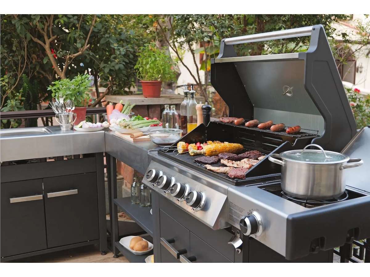 Austin and Barbeque Gassgrill 8+2 brennere Grill