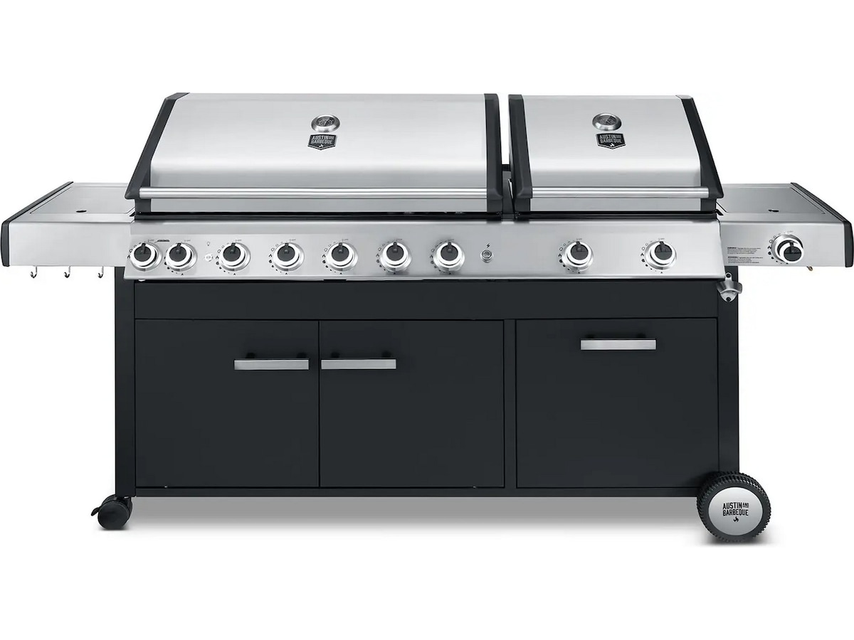 Austin and Barbeque Gassgrill 8+2 brennere Grill