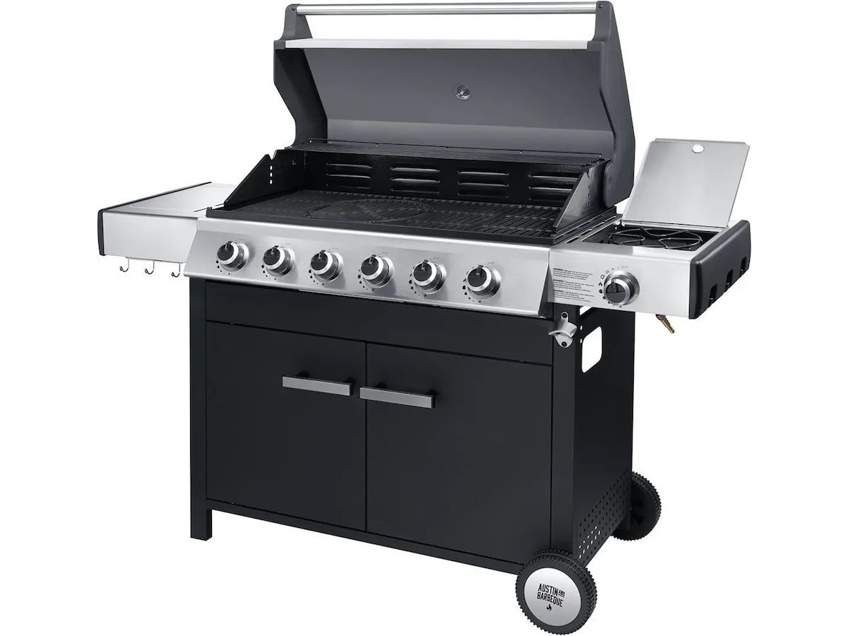 Austin and Barbeque Klassisk gassgrill 6 brennere Grill