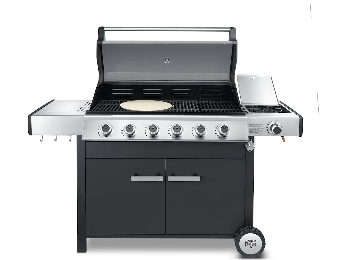 Austin and Barbeque Klassisk gassgrill 6 brennere Grill