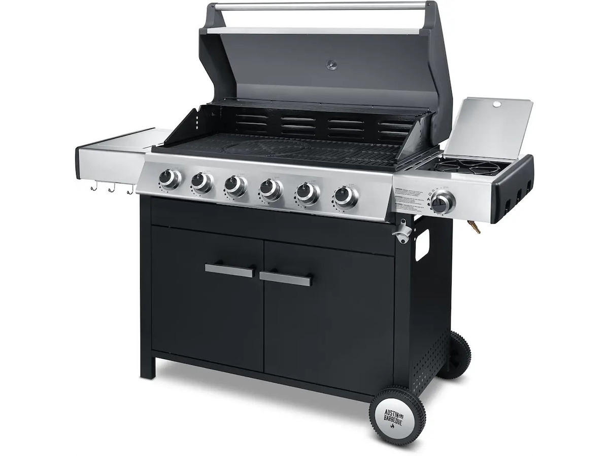 Austin and Barbeque Klassisk gassgrill 6 brennere Grill