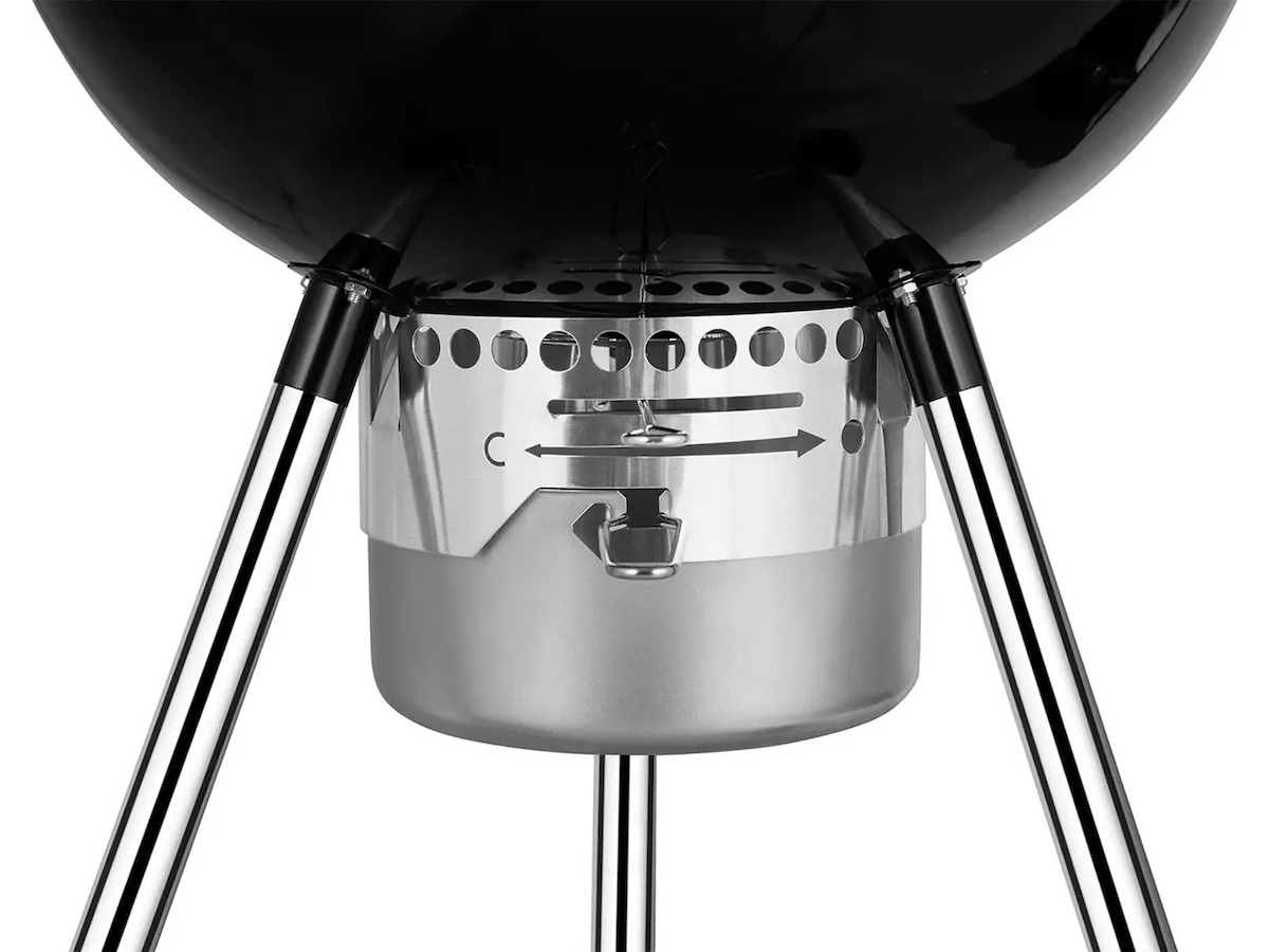 Austin and Barbeque Stor kullgrill med termometer Grill
