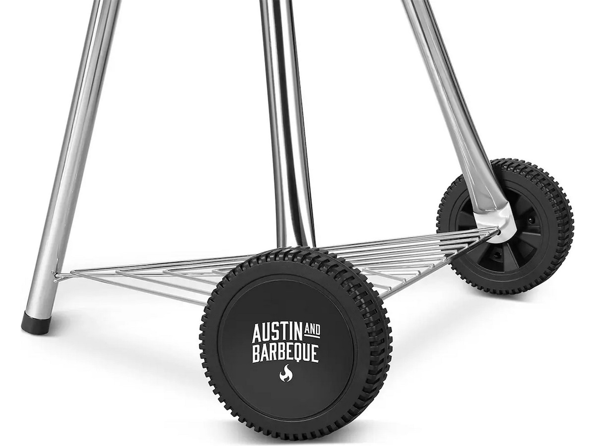 Austin and Barbeque Stor kullgrill med termometer Grill