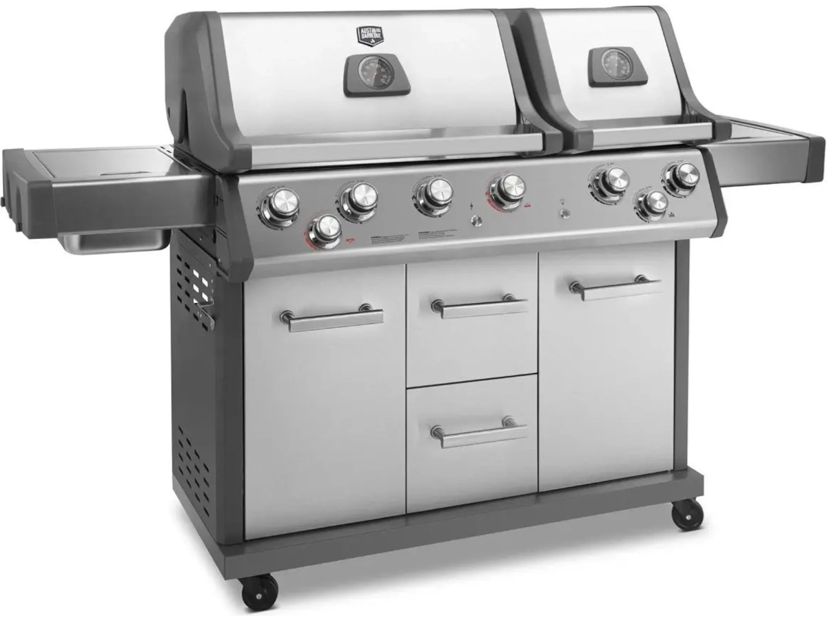 Austin and Barbeque AABQ Pro 6+2B gassgrill Grill