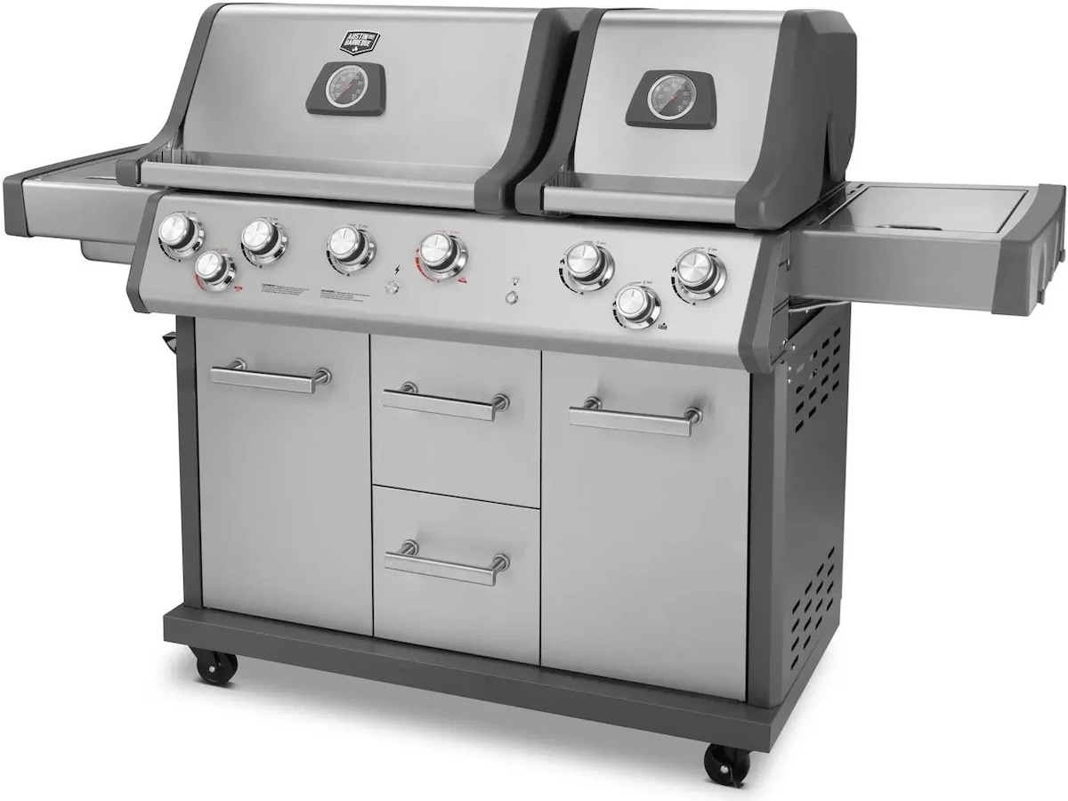 Austin and Barbeque AABQ Pro 6+2B gassgrill Grill