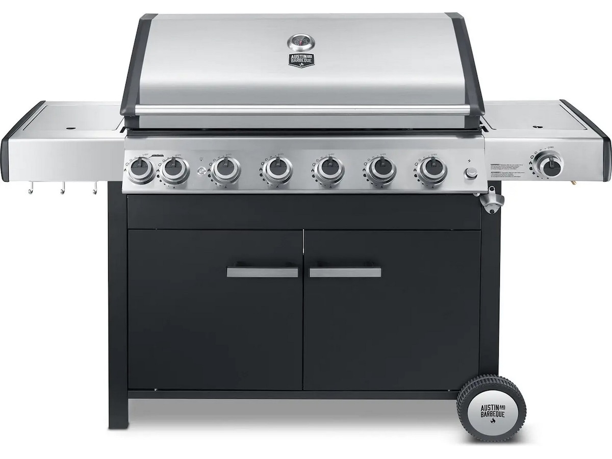 Austin and Barbeque Gassgrill 6+2 brennere Grill