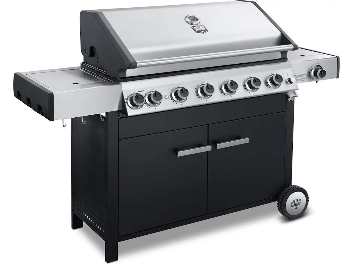 Austin and Barbeque Gassgrill 6+2 brennere Grill