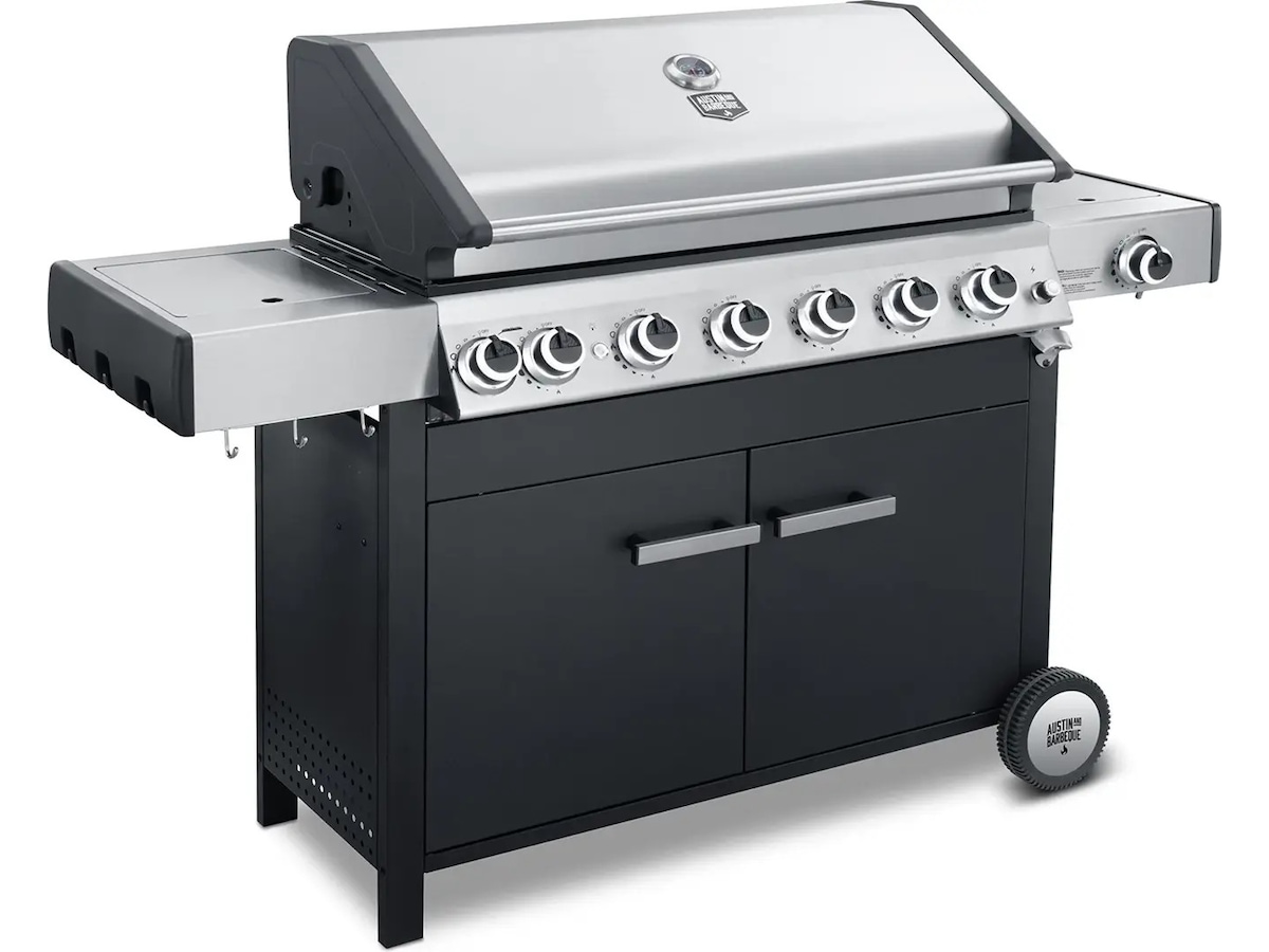 Austin and Barbeque Gassgrill 6+2 brennere Grill